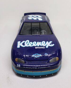 1995 Racing Champions 1:24 TIM FEDEWA # 33 Kleenex Brand Chevrolet Monte Carlo..